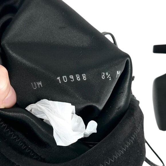 Stuart Weitzman Highland Black Suede Over the Knee Heeled Boots - Picture 8 of 12